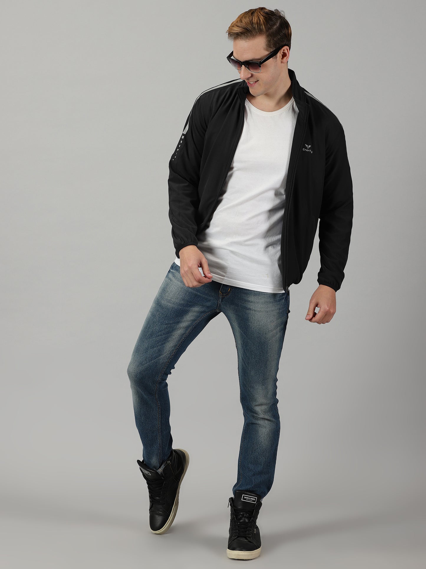 ENORFY Men Sporty Bomber Jacket