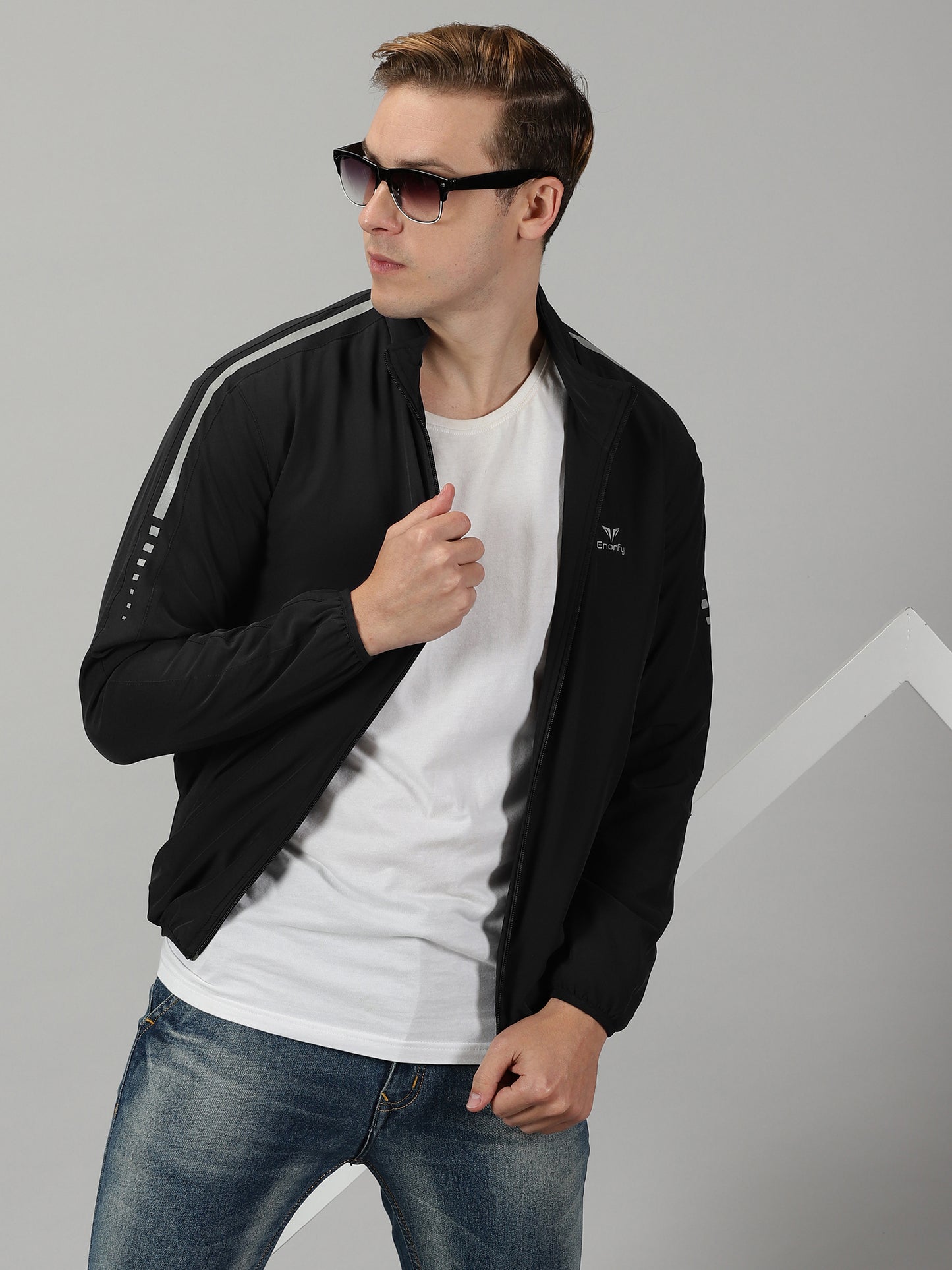 ENORFY Men Sporty Bomber Jacket